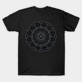 Black Geometric Pattern T-Shirt